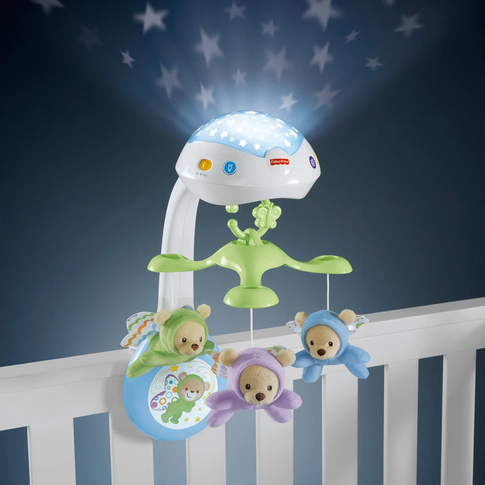 Fisher-Price Butterfly Dreams 3-in-1 Light Projector Cot Mobile