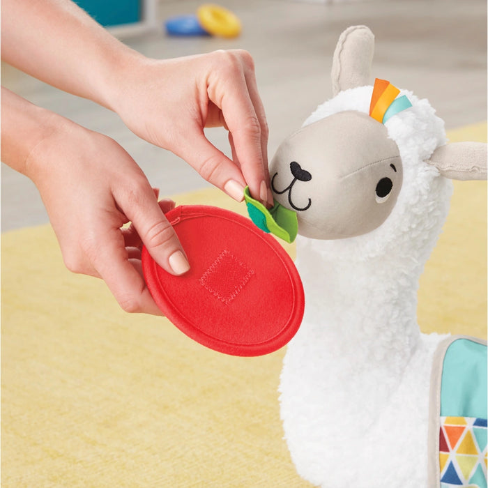 Fisher-Price Grow-with-Me Tummy Time Llama Pillow