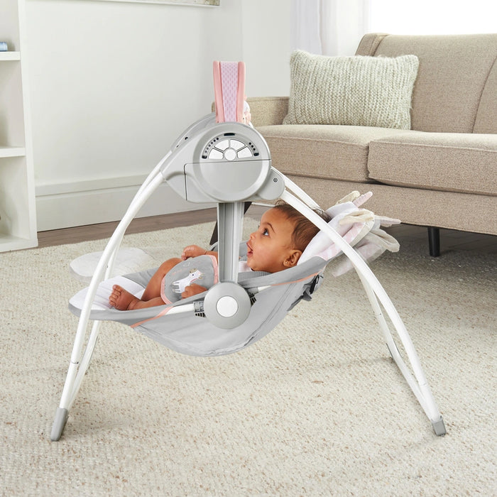 Ingenuity Comfort-2-Go Portable Baby Swing Flora