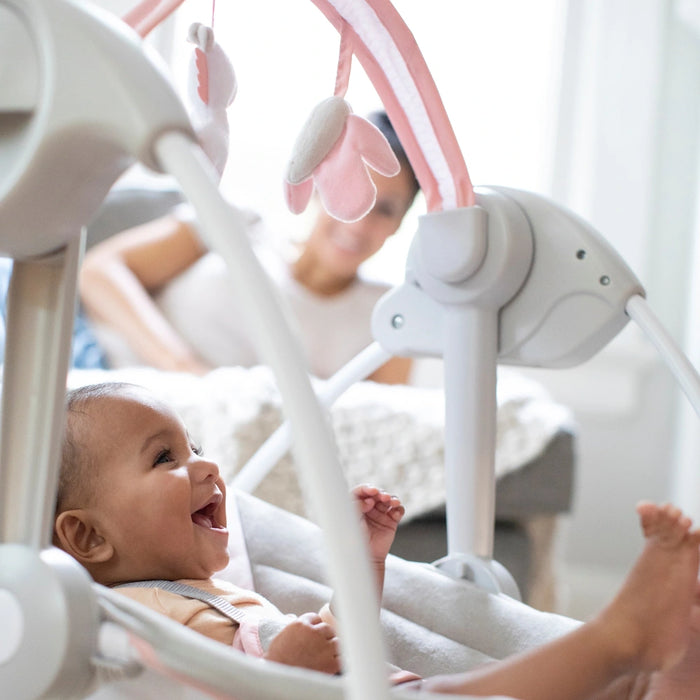 Ingenuity Comfort-2-Go Portable Baby Swing Flora