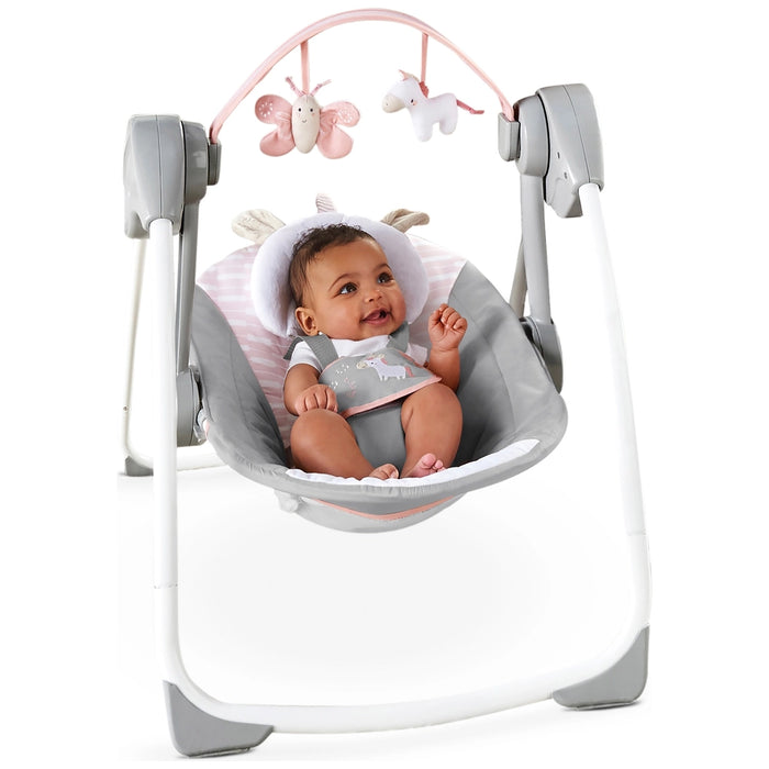 Ingenuity Comfort-2-Go Portable Baby Swing Flora