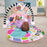 Fisher-Price Glow and Grow Kick & Play Piano Baby Gym Pink
