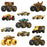 Hot Wheels Monster Trucks Diecast Cars Trophy Champions Collection 1:64 Scale 11 Pack